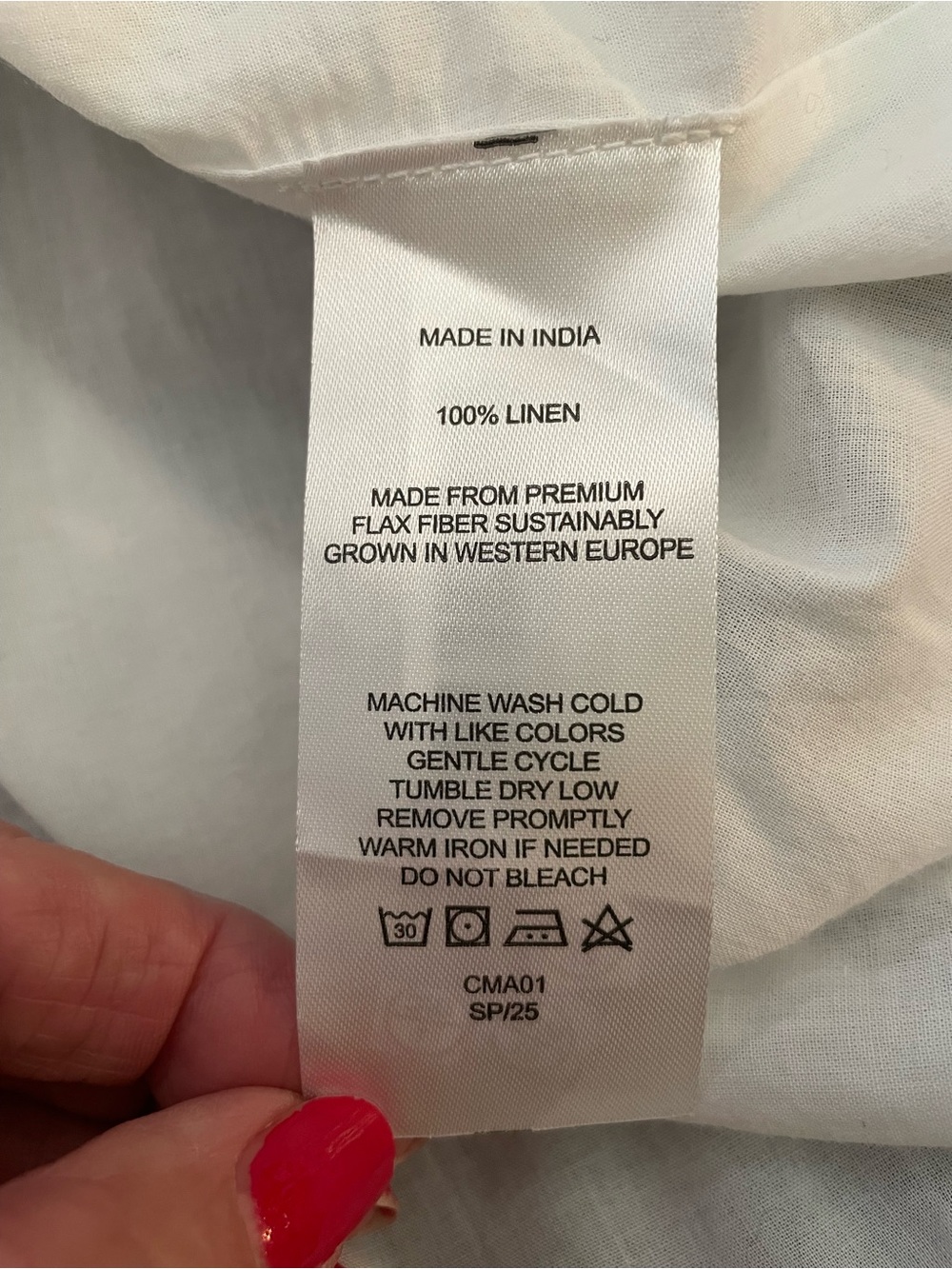 Quince 100% European Linen Strapless Maxi Dress Chambray Stripe XS NWT - Picture 8 of 10